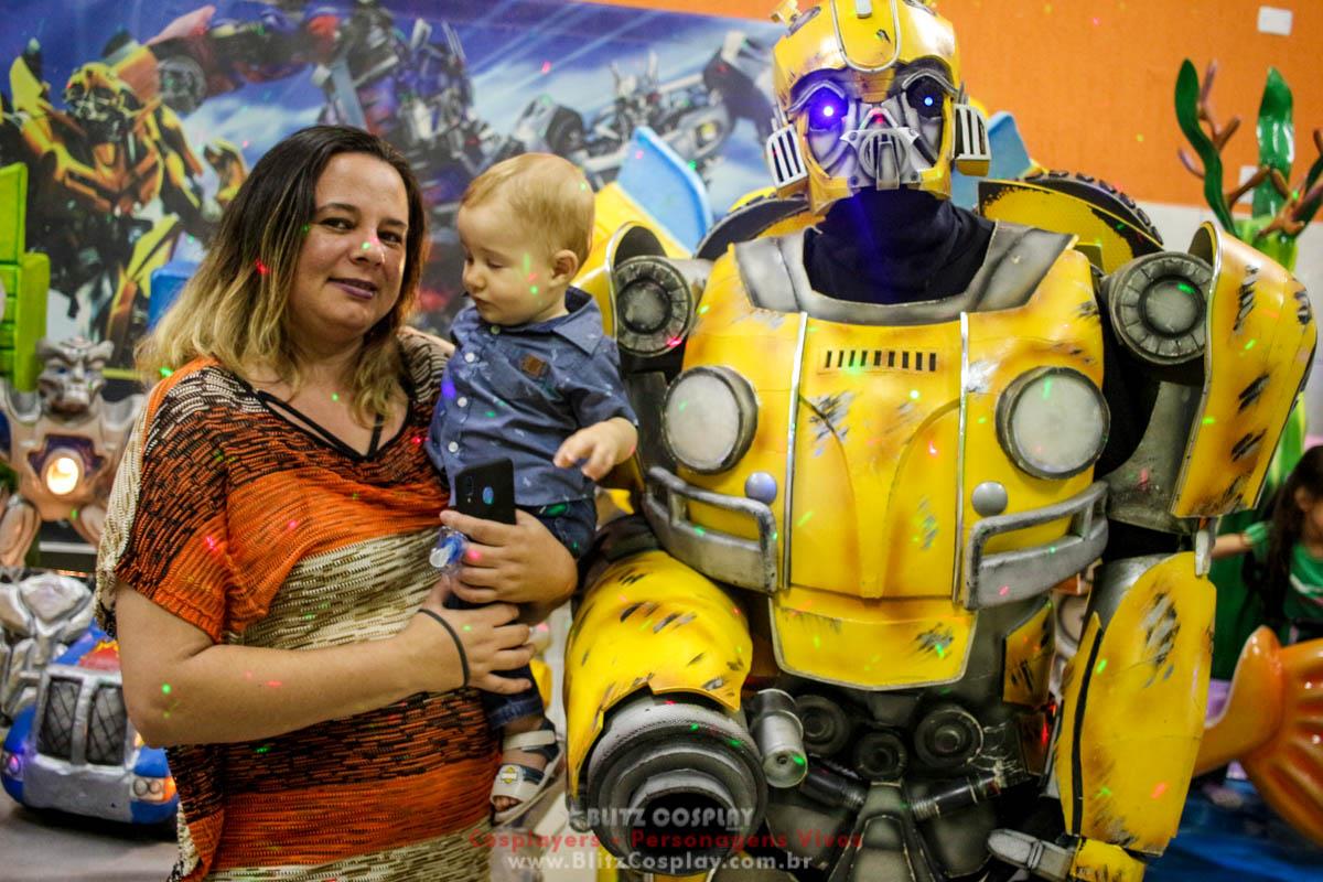 Bumblebee Personagem Vivo Para Festas.