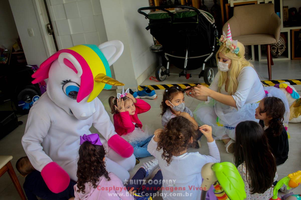 Unicornio Personagem Vivo Para Festas e Eventos.