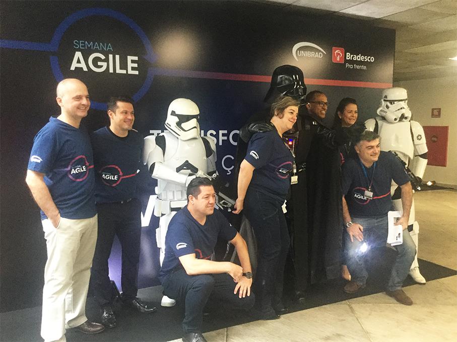 Personagens vivos Stormtroopers