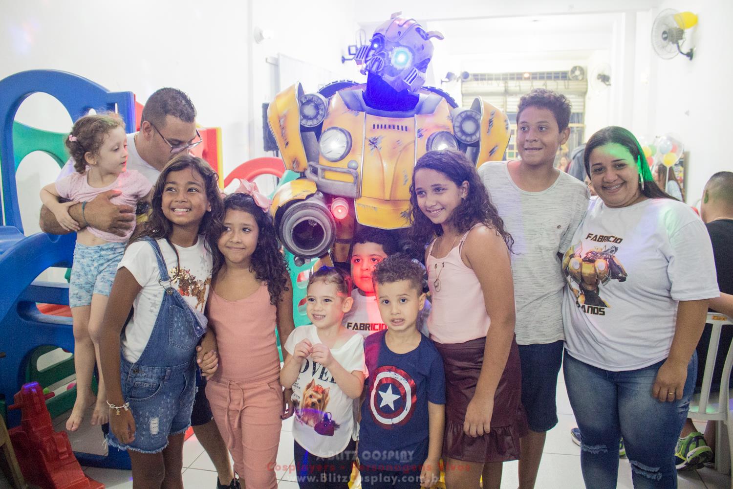 Bumblebee Personagem Vivo Para Festas.