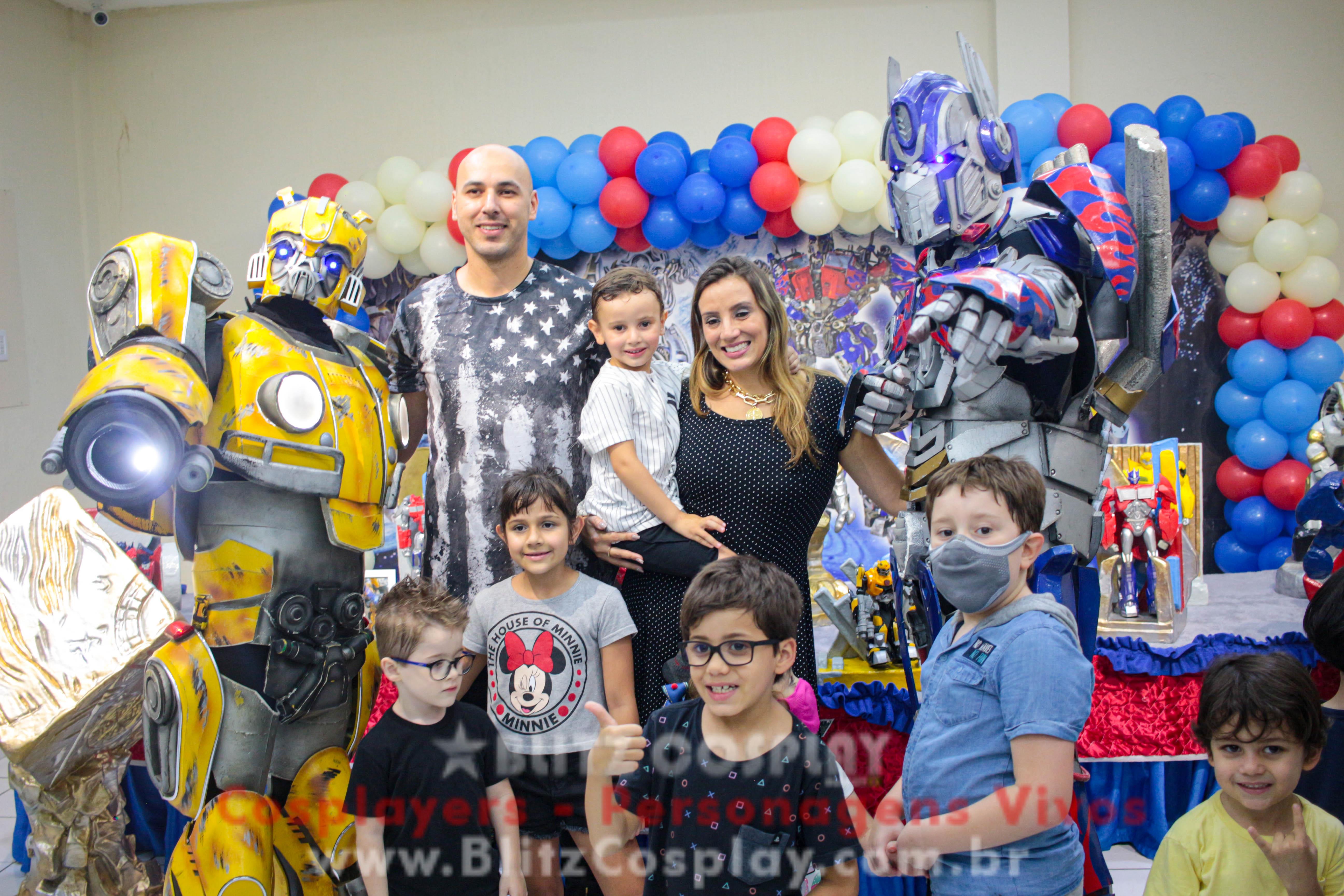 Transformers Personagem Vivo Para Festas e Eventos 