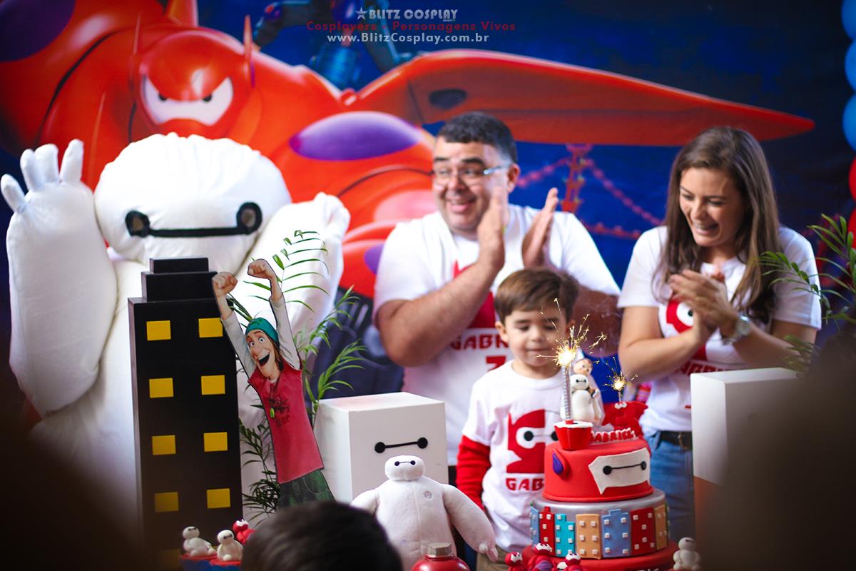 Baymax Personagem vivo Big Hero
