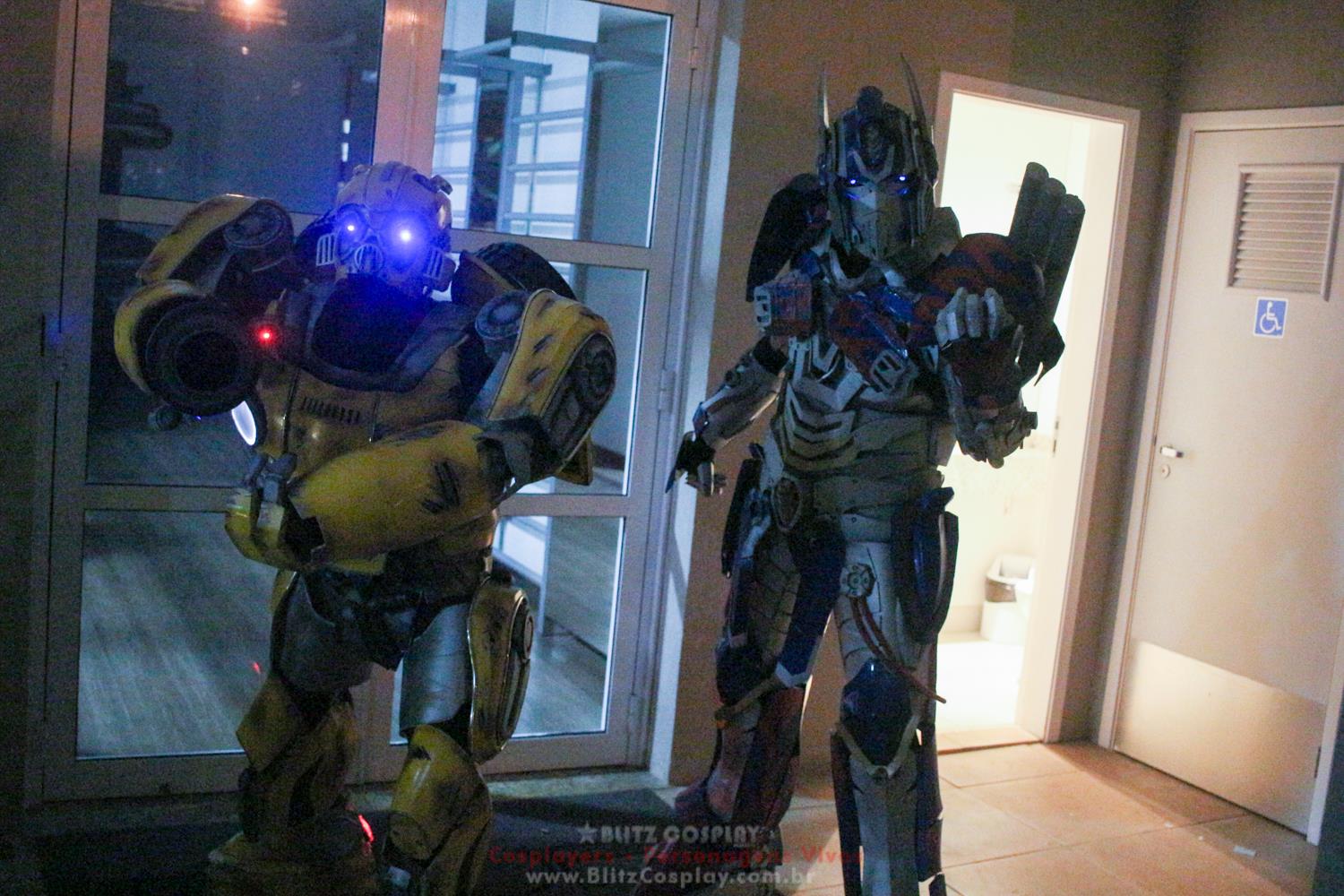 Transformers Personagem Vivo Para Festas.