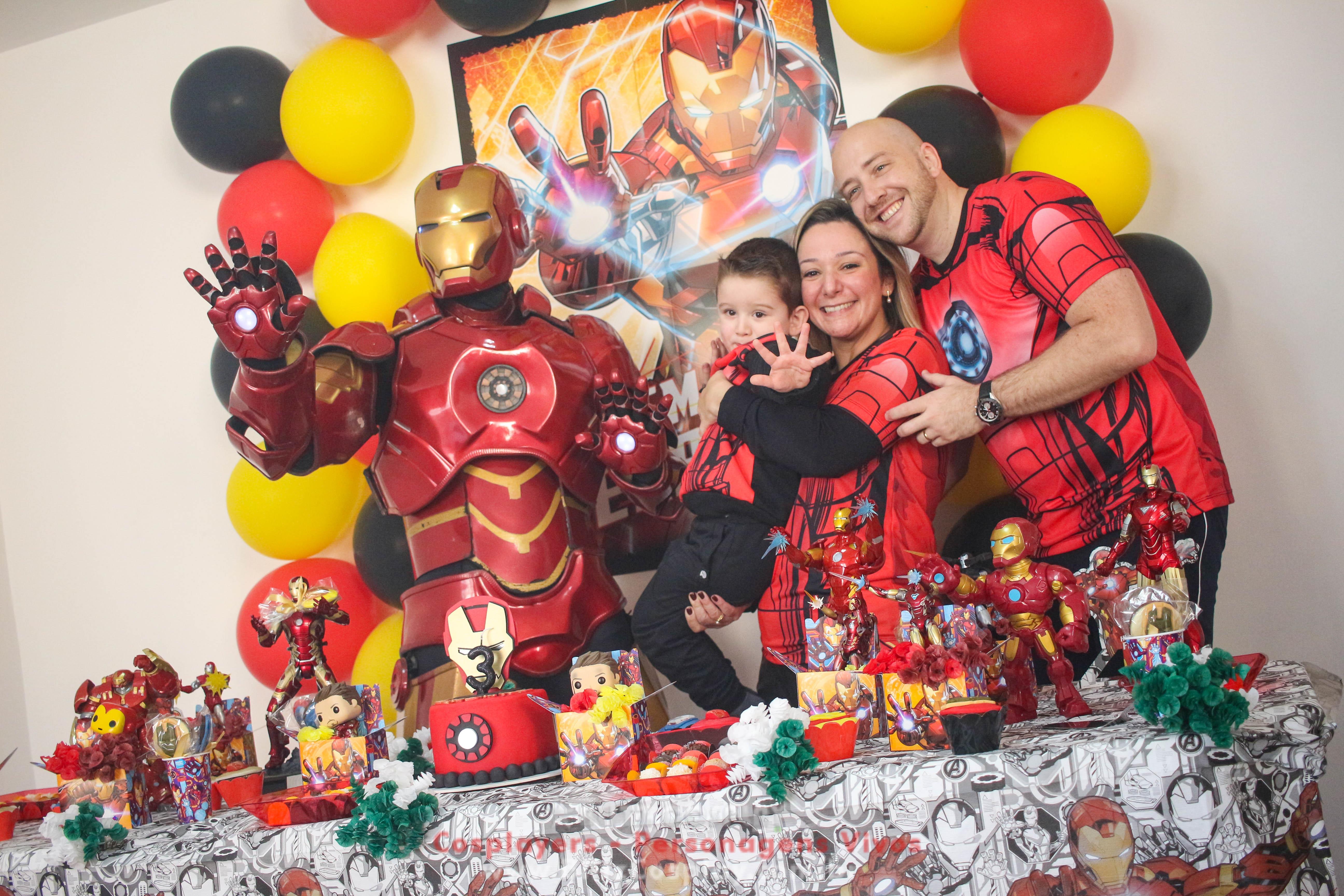 Homem de Ferro Personagem Vivo Para Festas e Eventos.