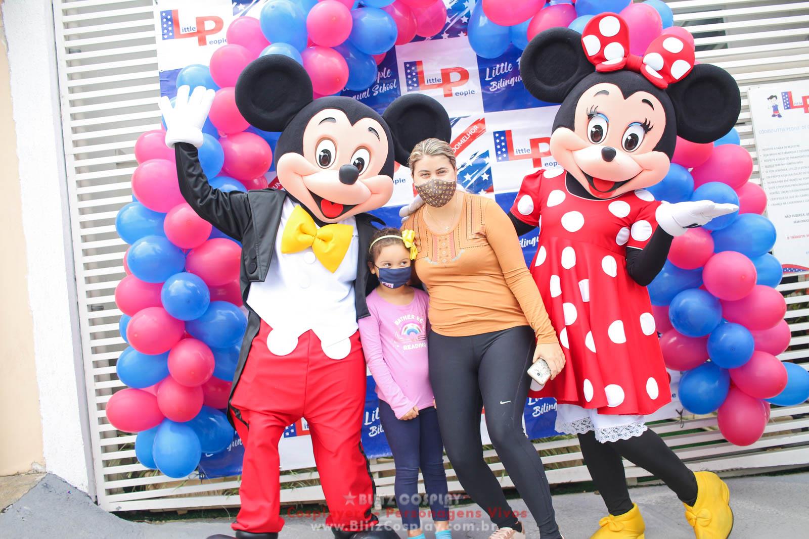 Mickey e Minnie Personagens Vivos Para Festas e Eventos.