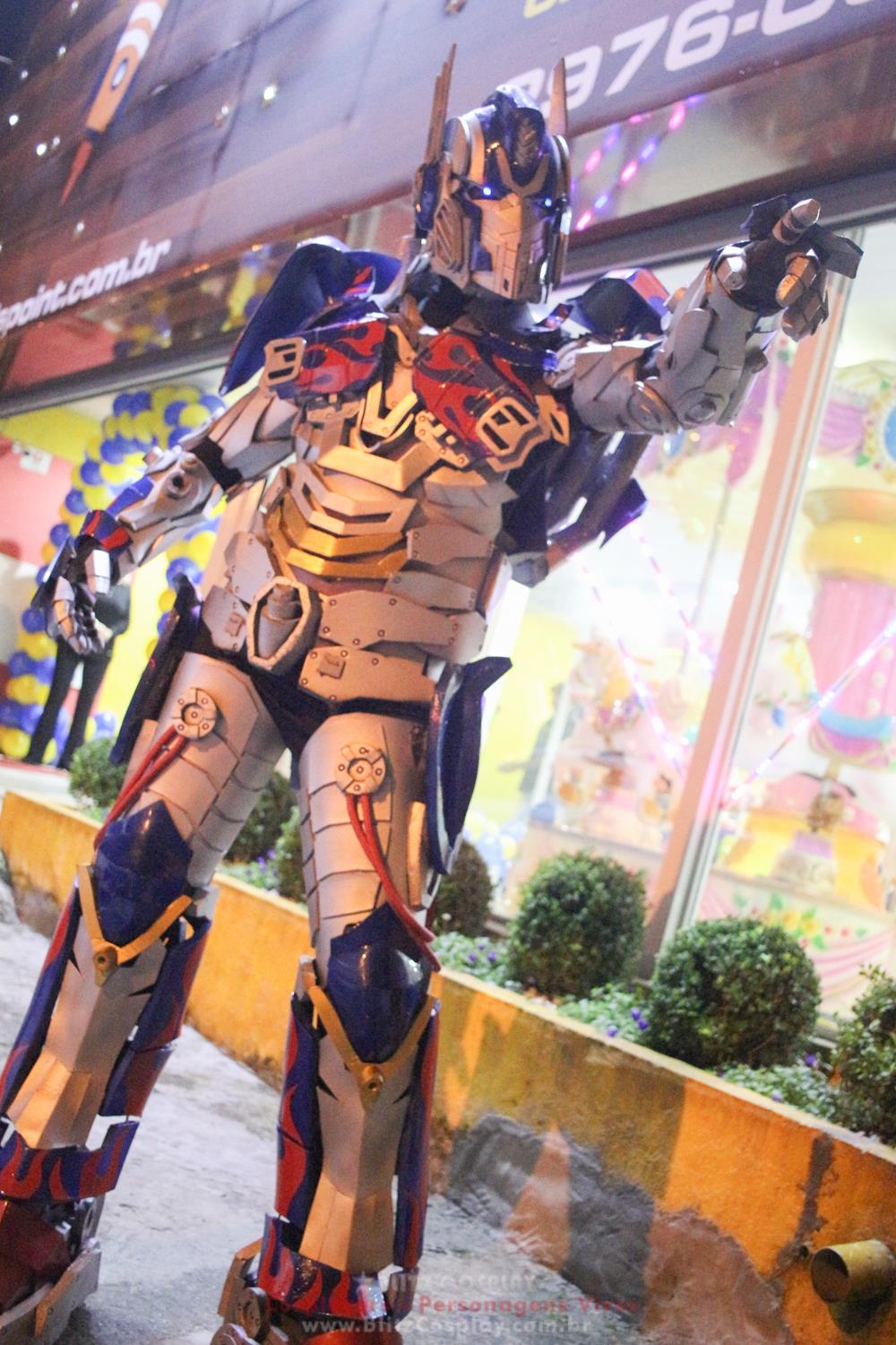 Transformers Personagem Vivo Para Festas.