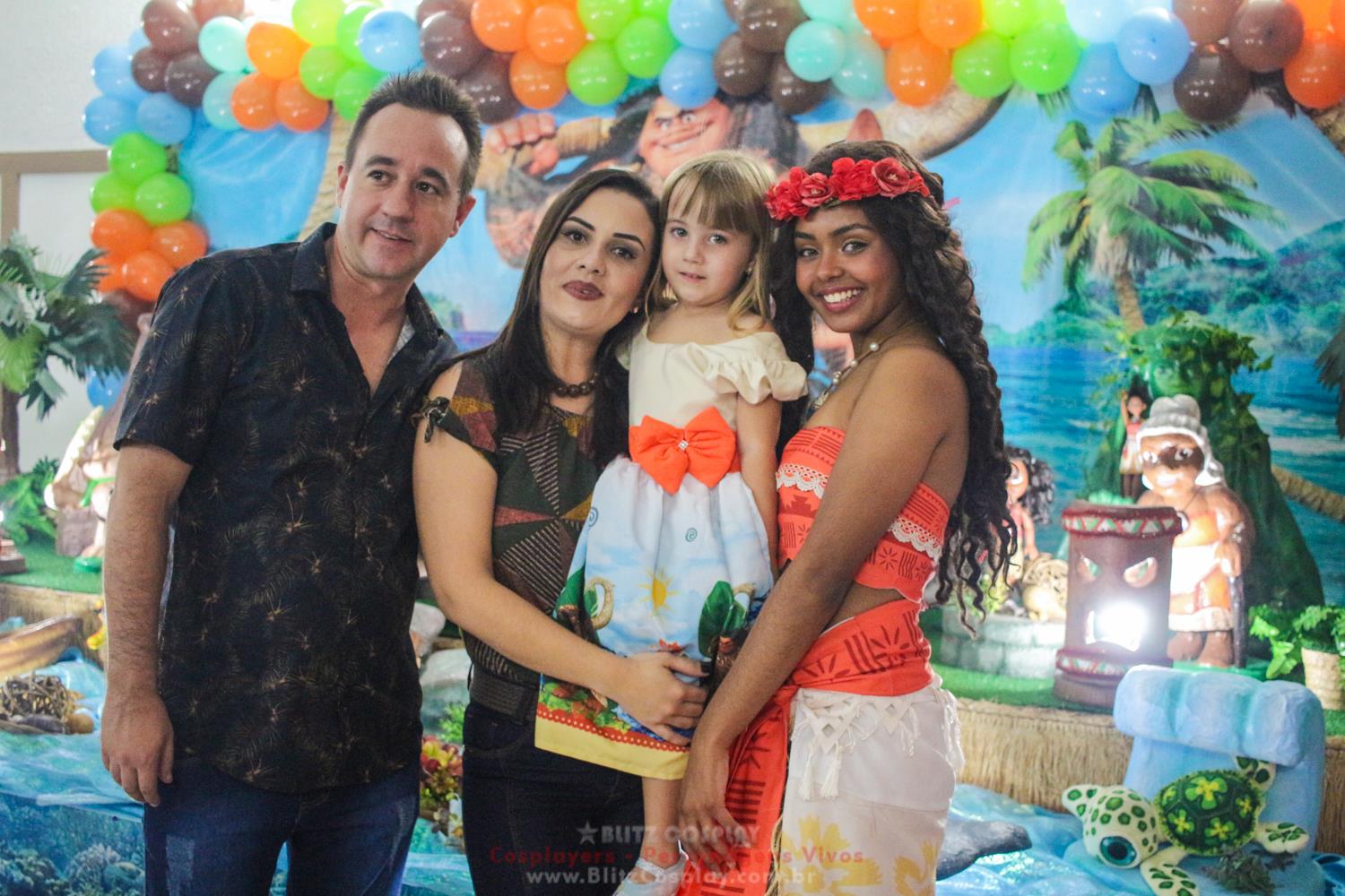 Moana Personagem Vivo Para Festas