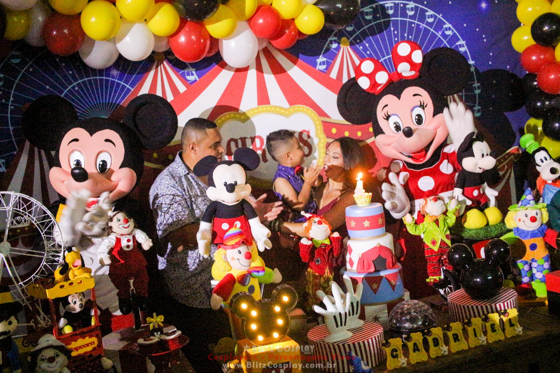 Mickey personagem vivo para festas