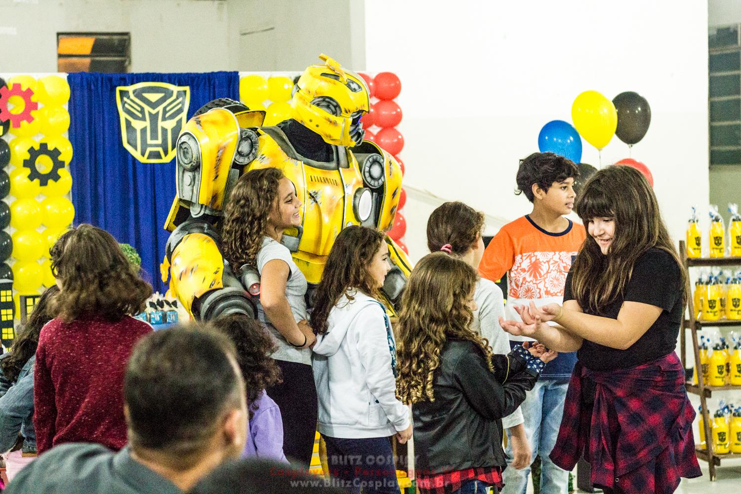 Bumblebee Personagem Vivo Para Festas.