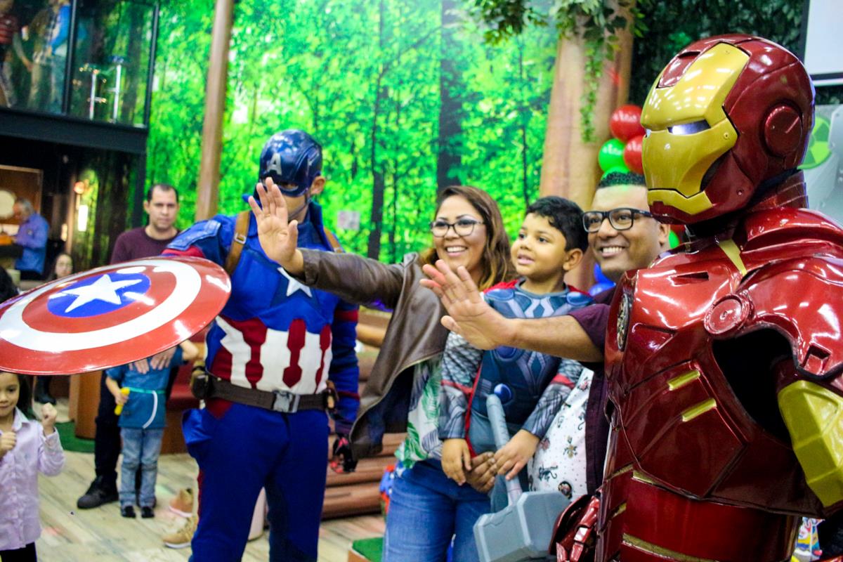 Capitão America personagem para festas