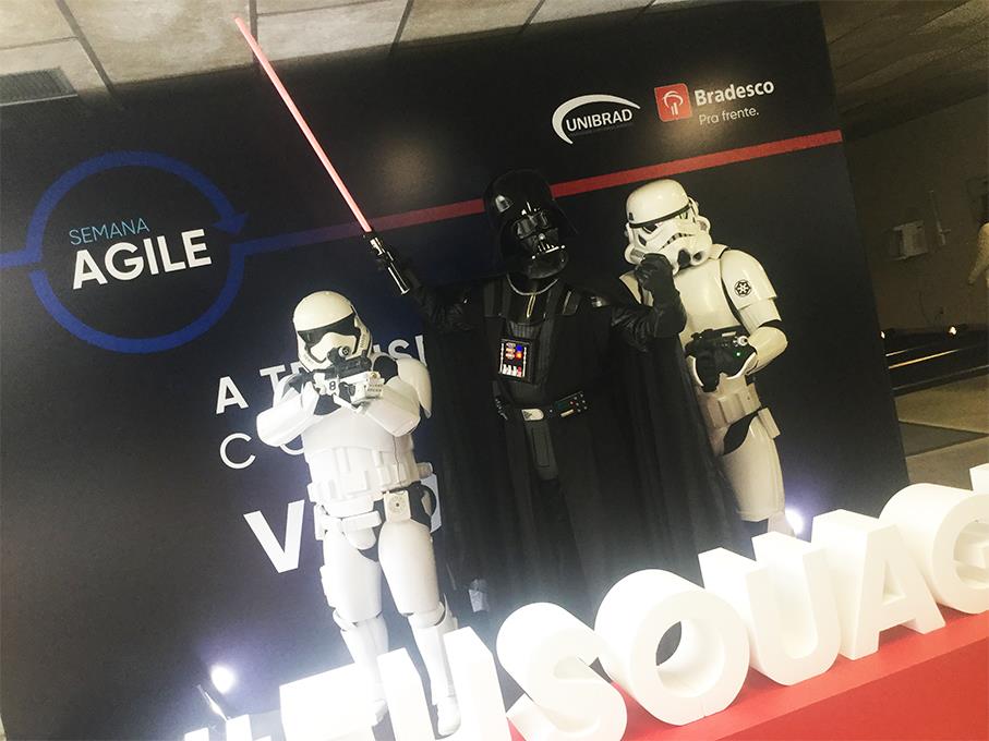 Personagens vivos Stormtroopers