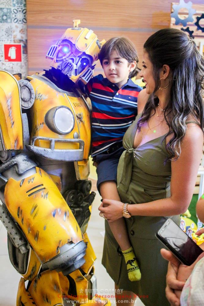 Bumblebee Personagem Vivo Para Festas.