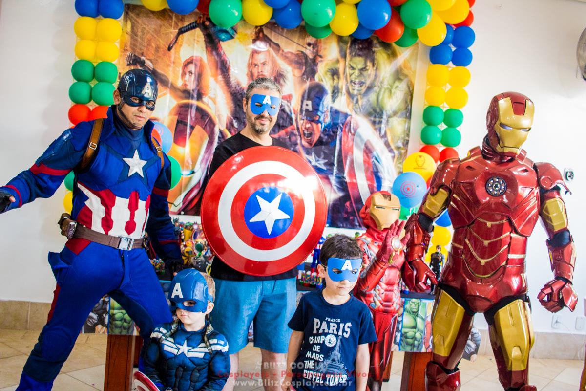 The Avengers Personagens vivos para festas