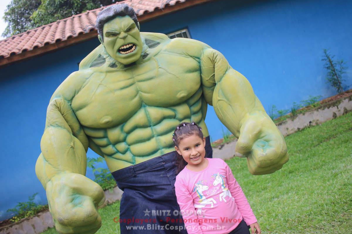 Hulk Personagem Vivo Para Festas e Eventos.