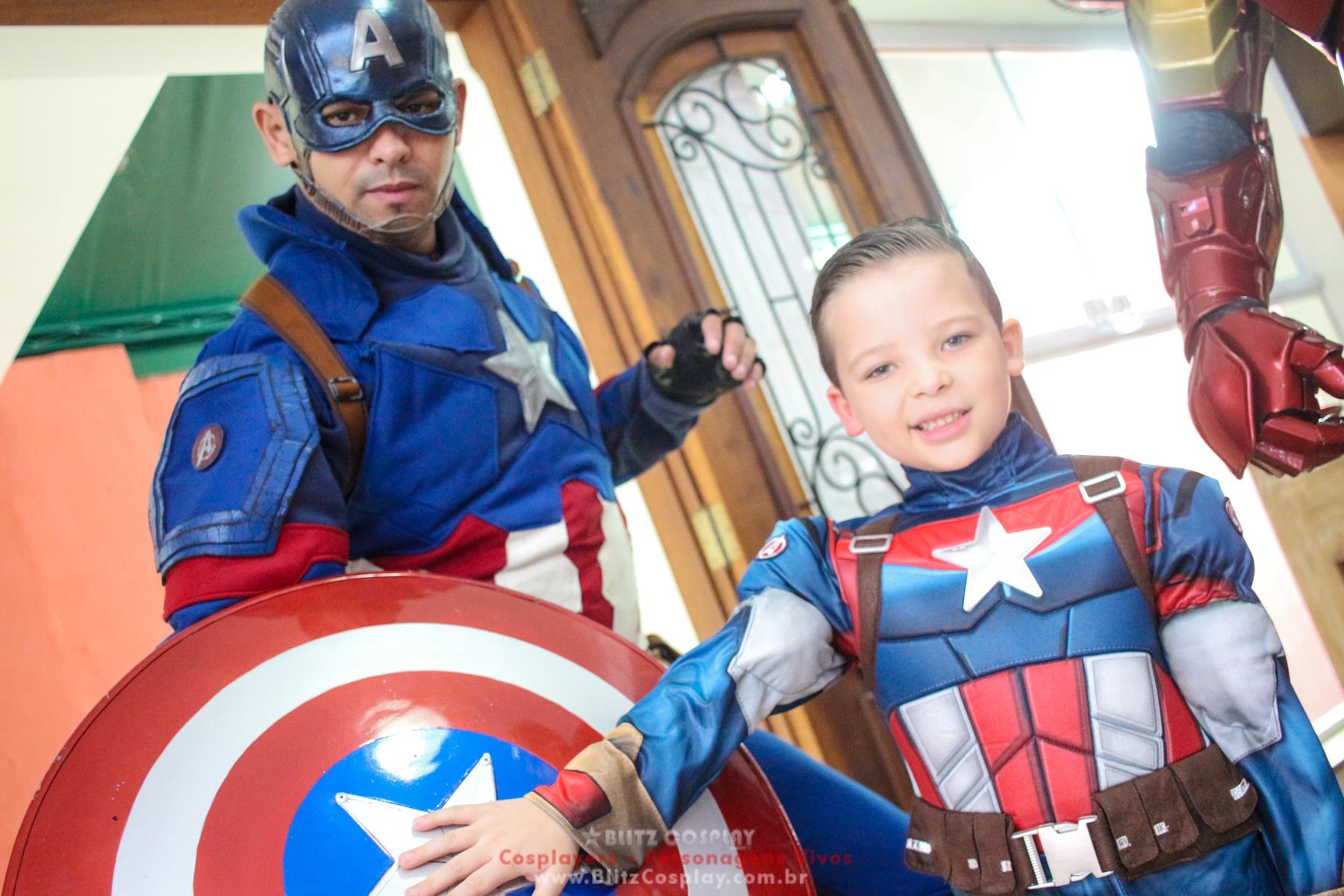 Capitão America personagem para festas