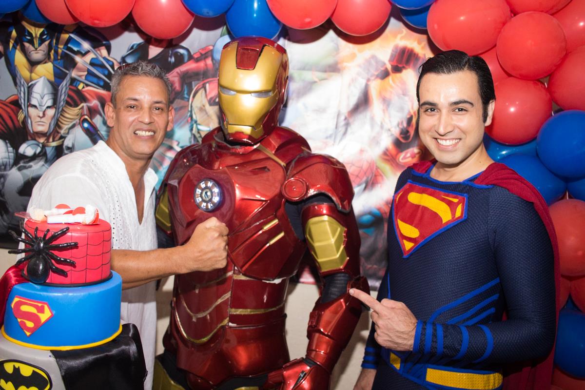 Superman personagem vivo para festas