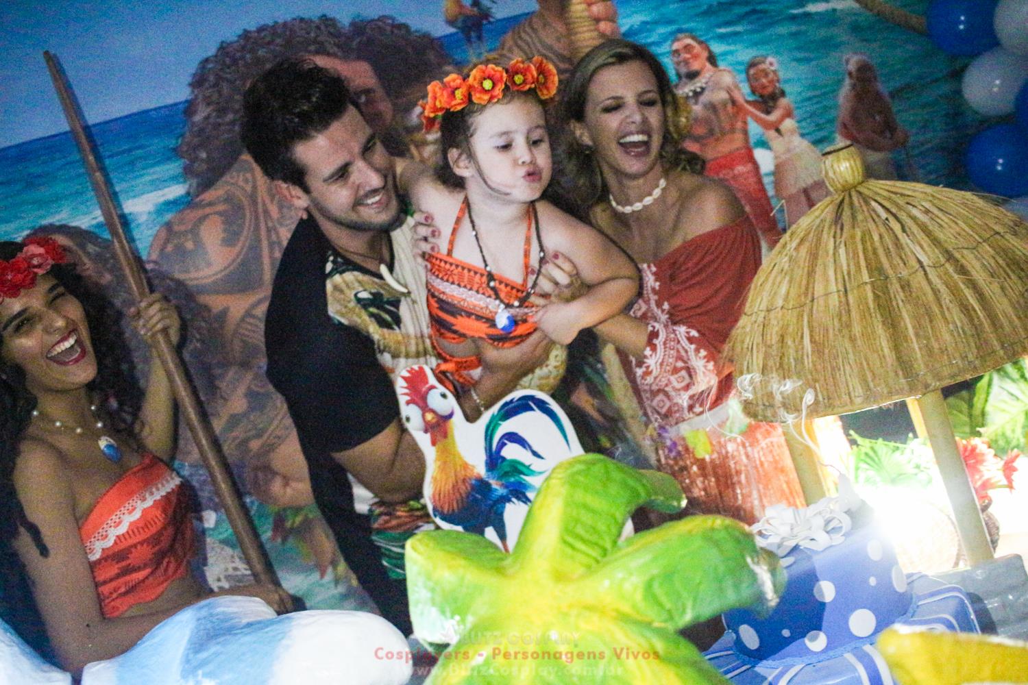 Moana Personagem Vivo Para Festas