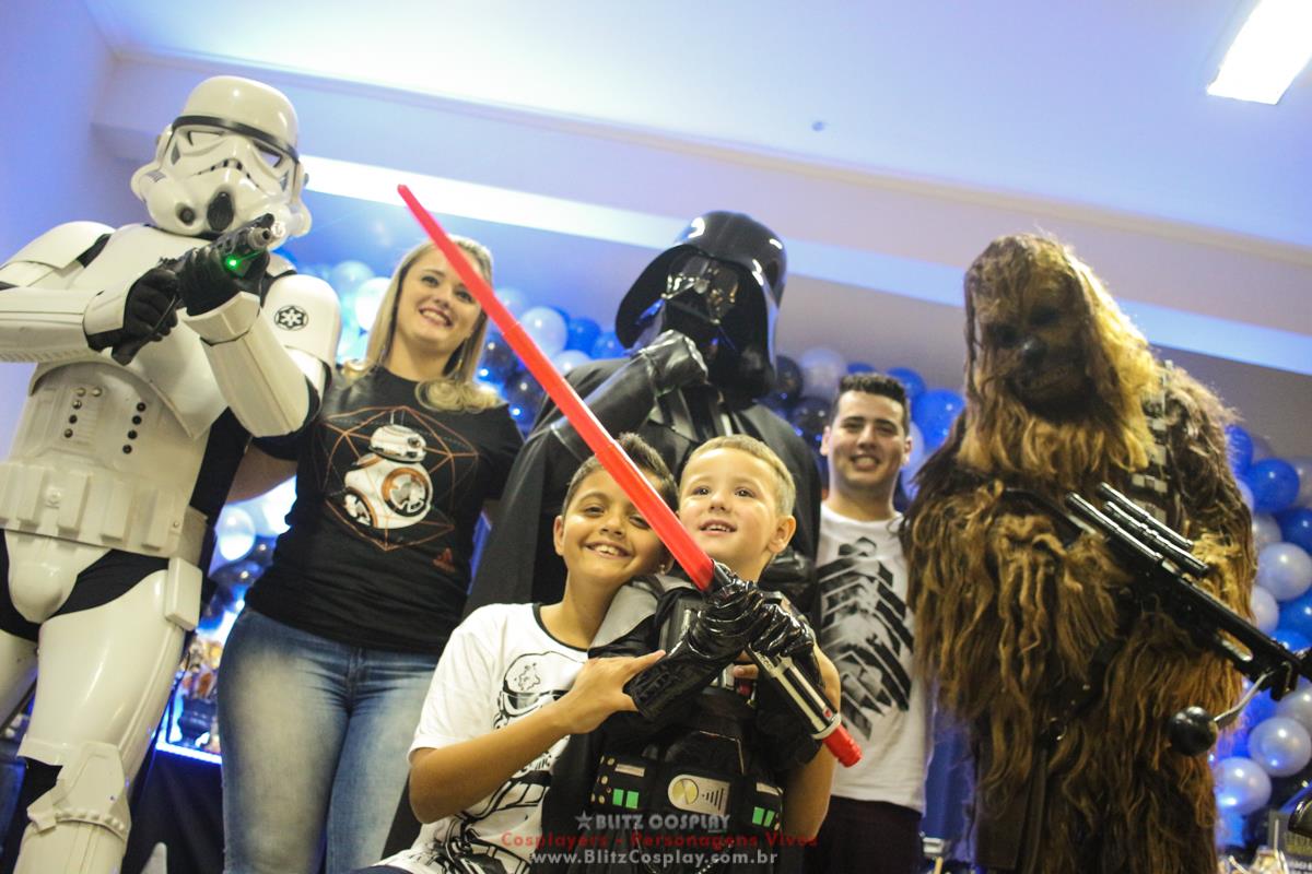 Personagens vivos Star Wars para festas