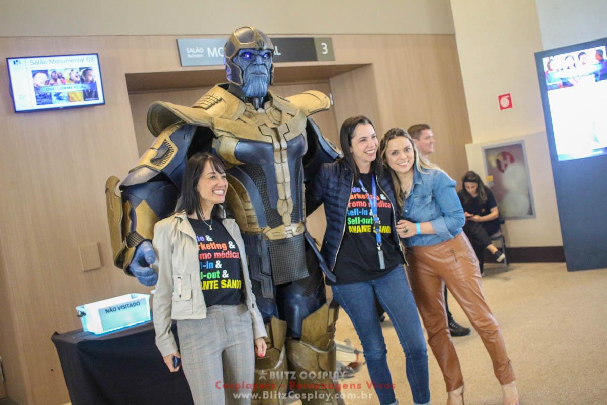 Thanos Personagem Vivo Para Festas.