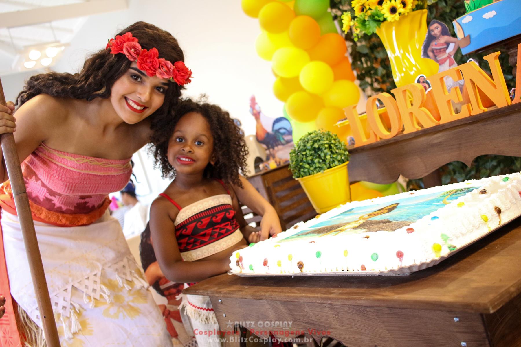 Moana personagem vivo para festas e eventos
