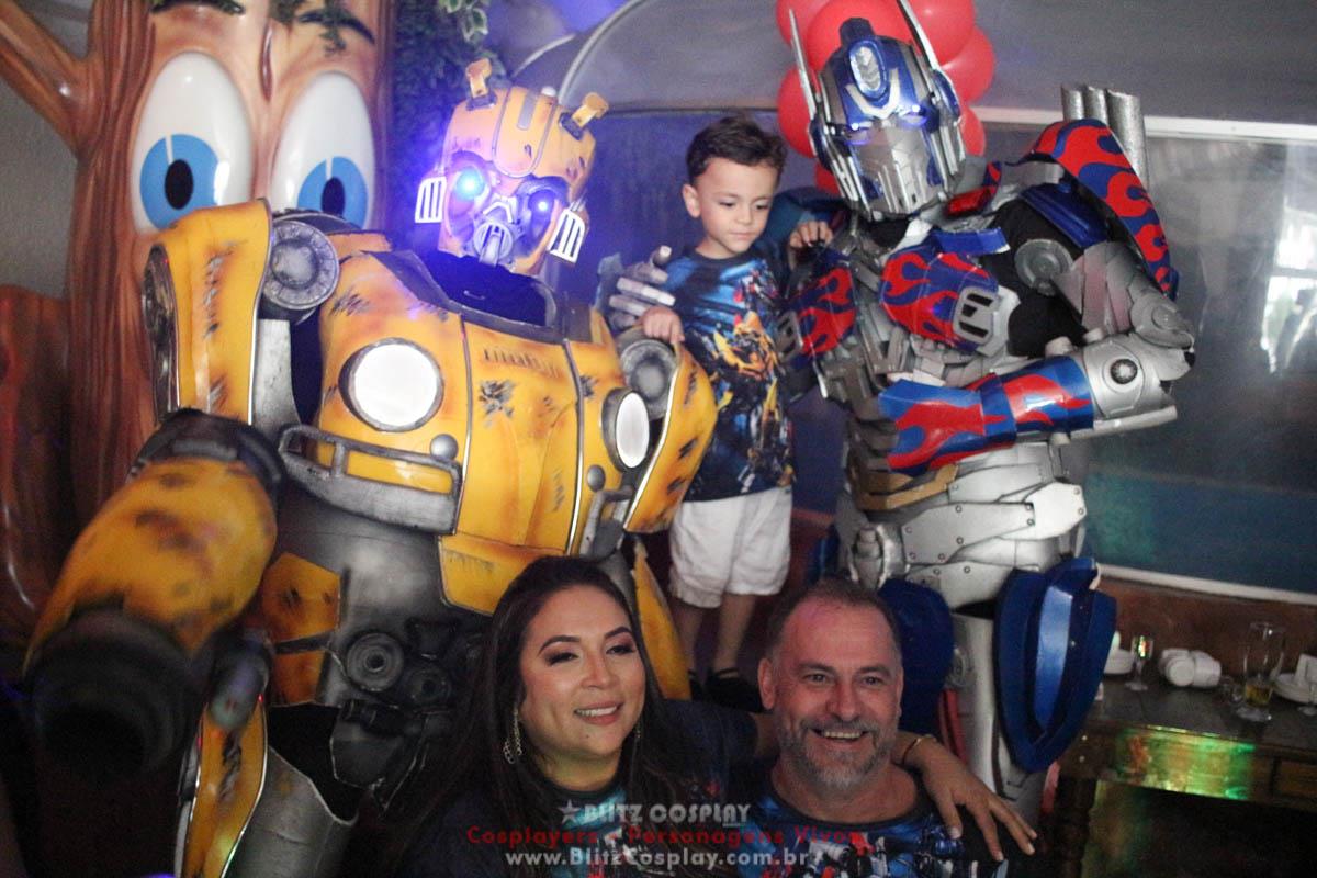 Transformers Personagens Vivos Para Festas.