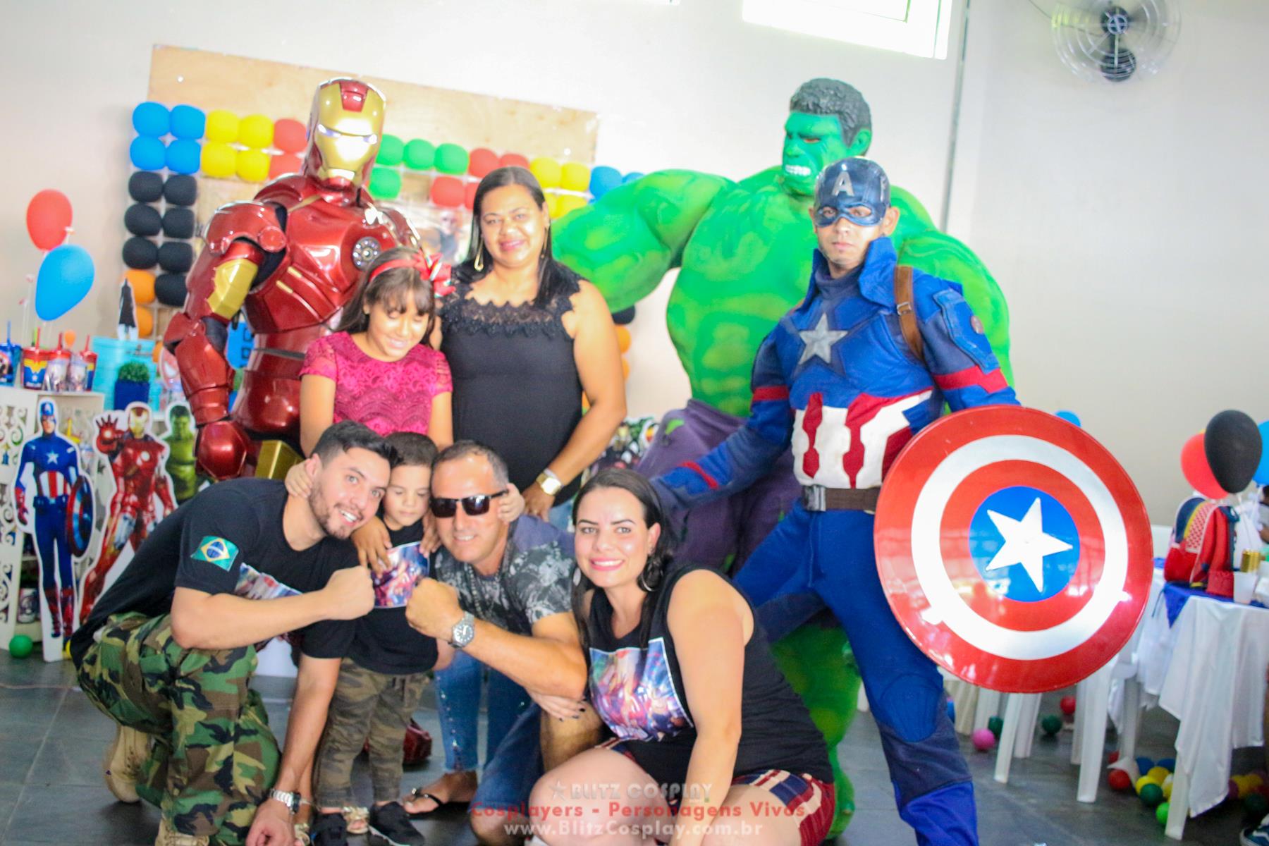 Hulk Personagem vivo para festas e eventos