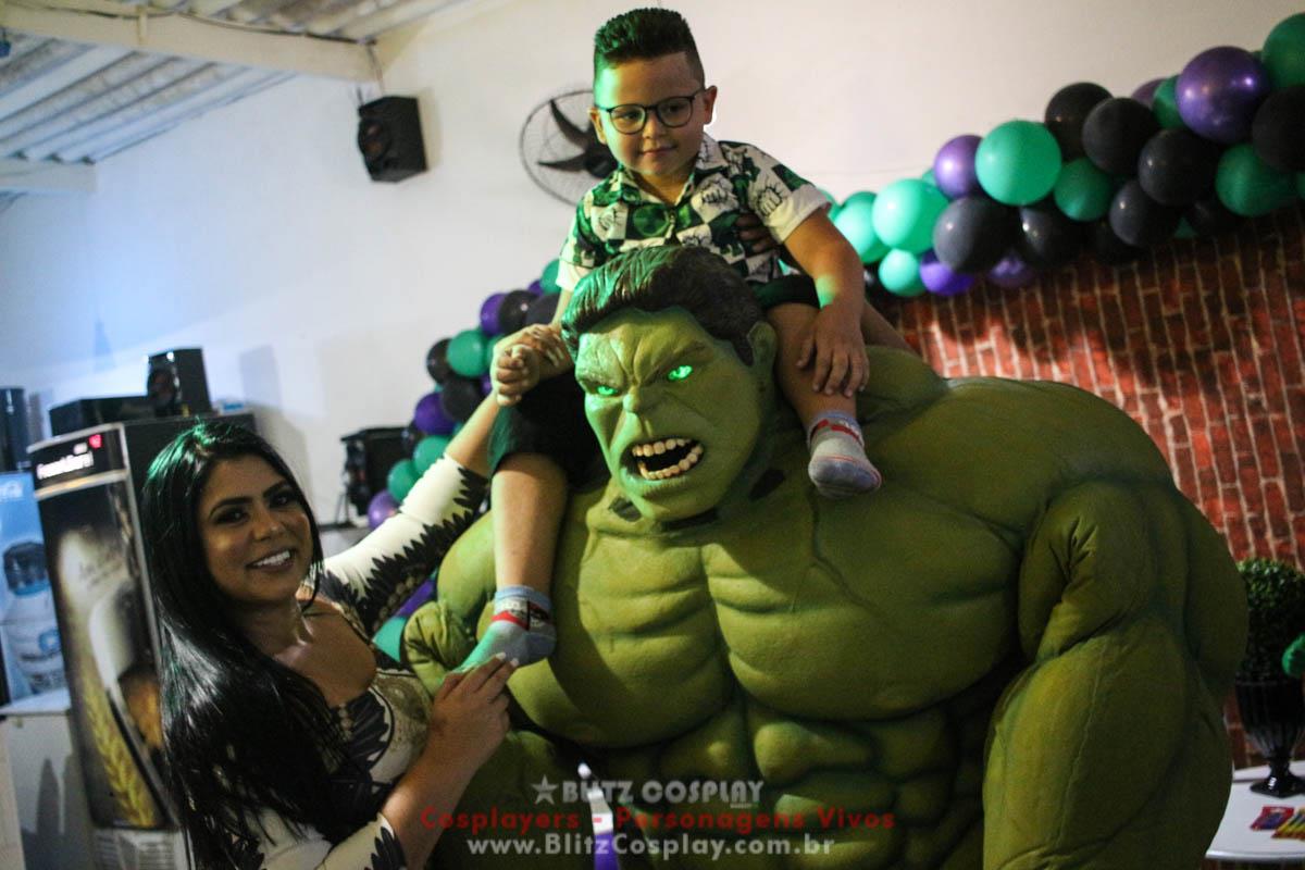 Hulk Personagem Vivo Para Festas e Eventos.