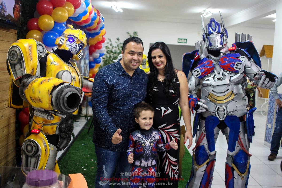 Transformers Personagens Vivos Para Festas.