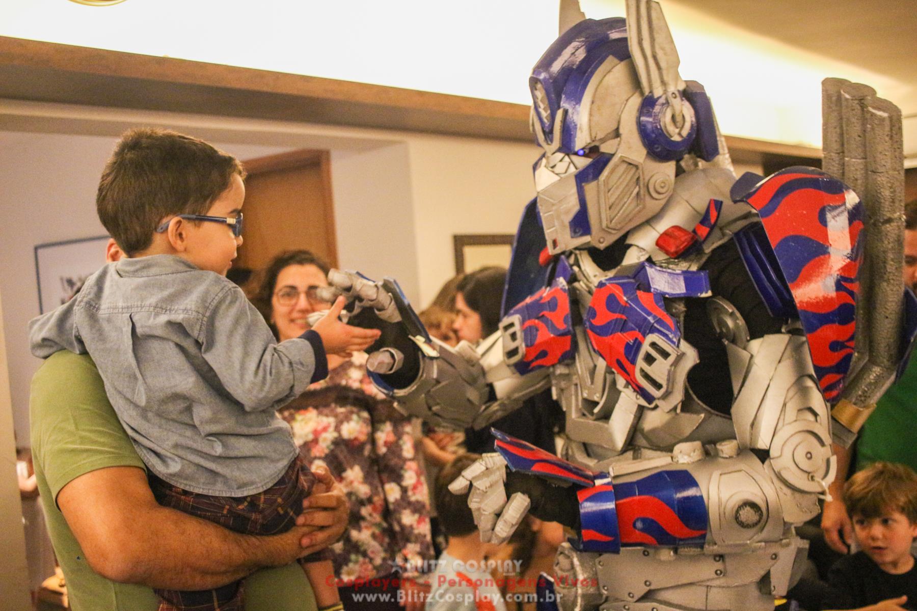 Transformers Personagens Vivos Para Festas.