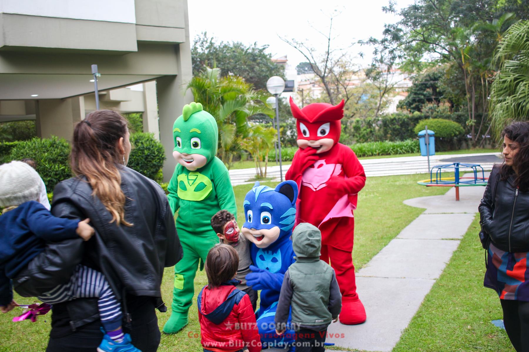 PJ Masks Personagens Vivos Para Festas. 
