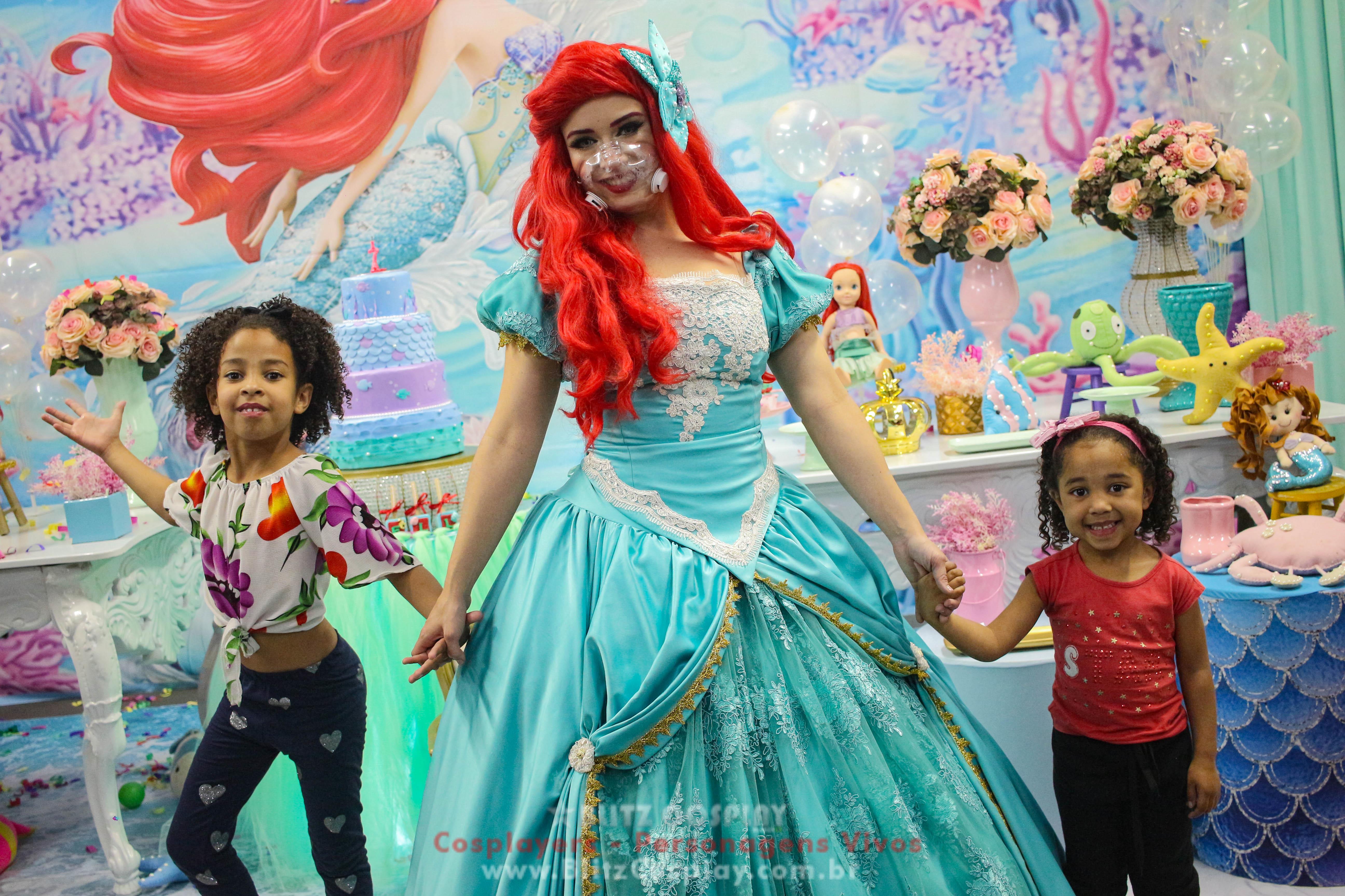 Ariel Personagem Vivo Para Festa e Eventos.