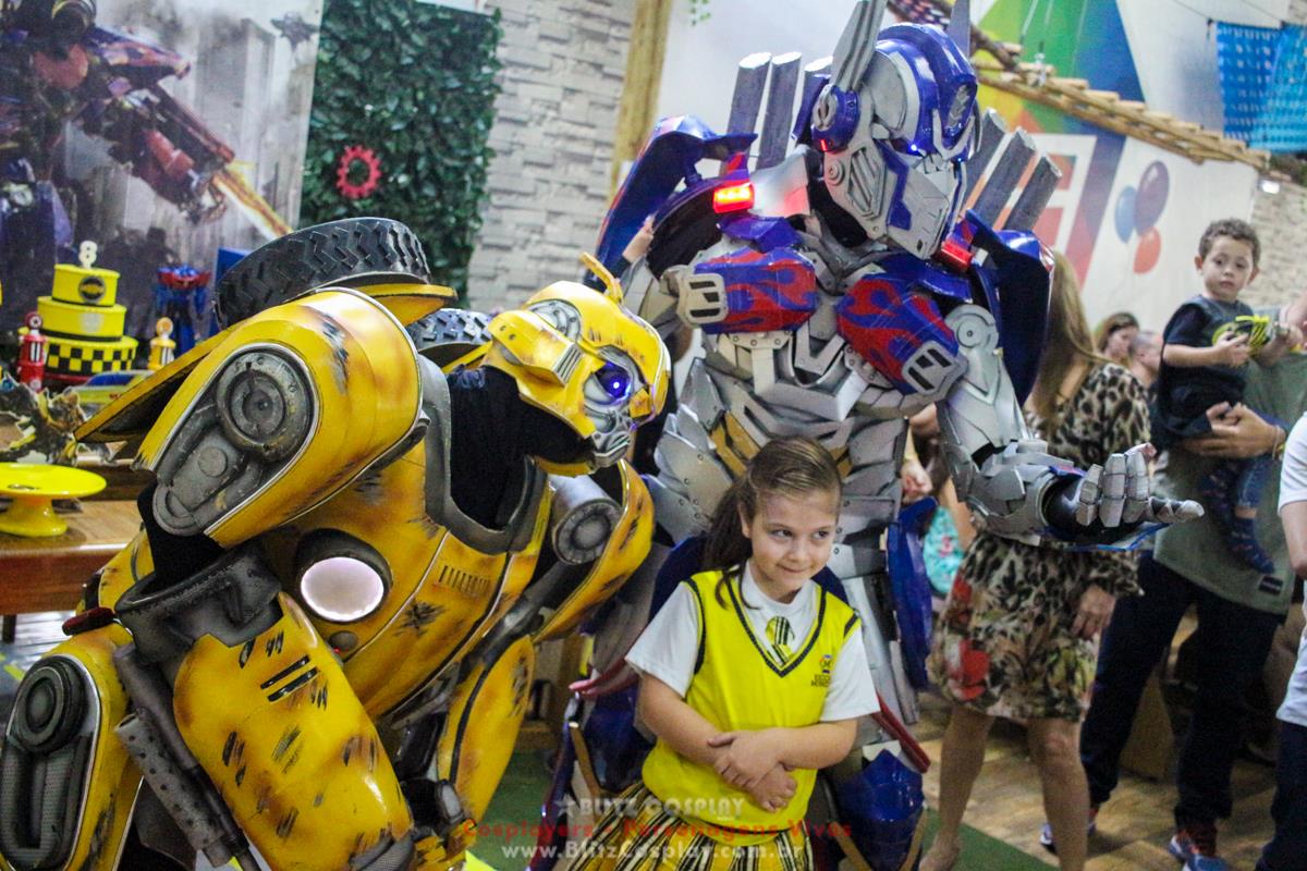 Transformers Personagens Vivos Para Festas.