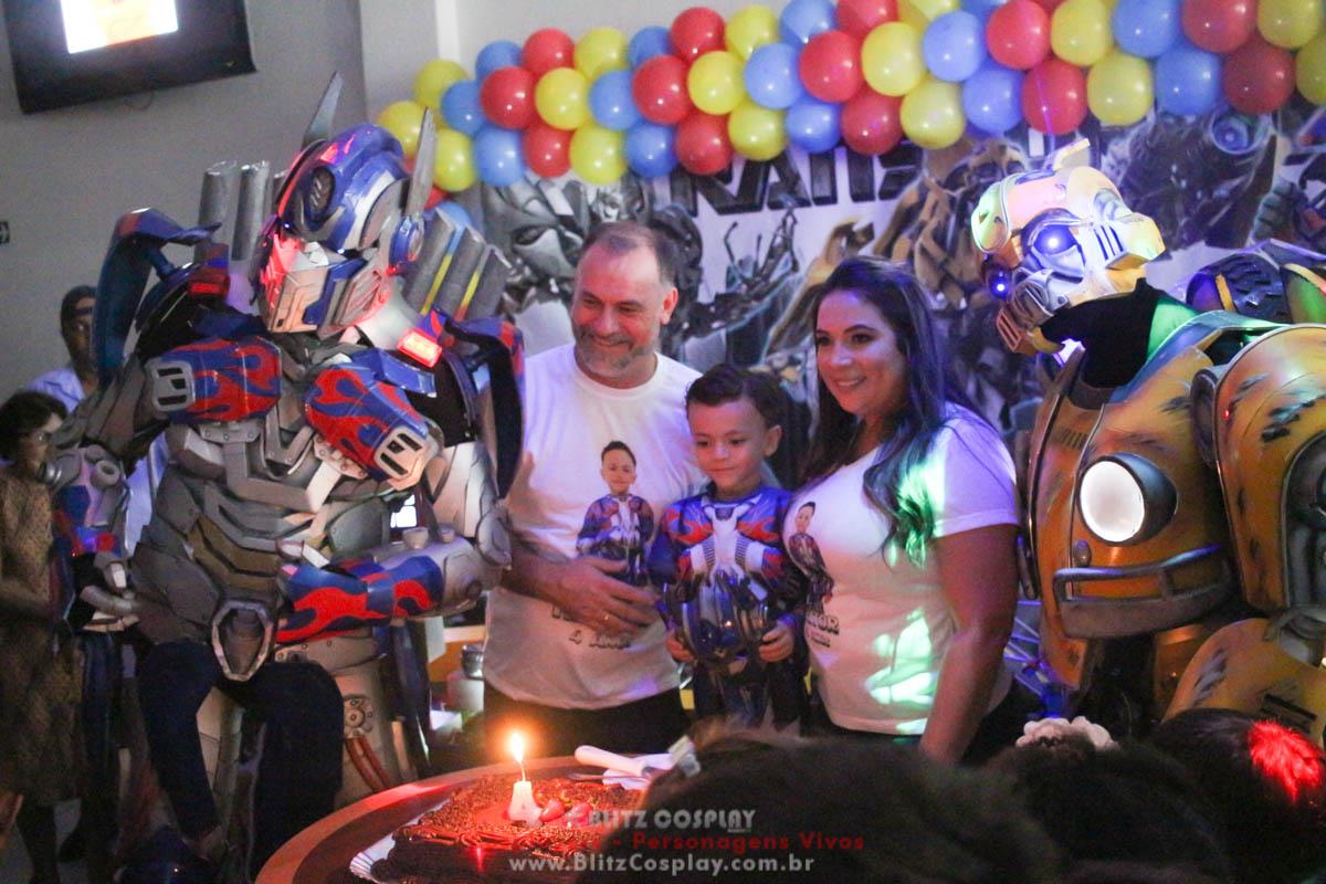 Transformers Personagens Vivos Para Festas.