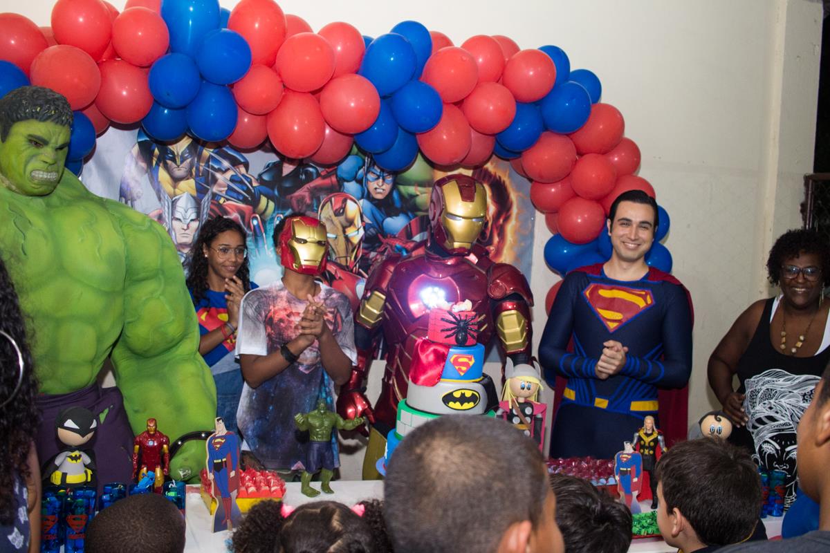 Superman personagem vivo para festas