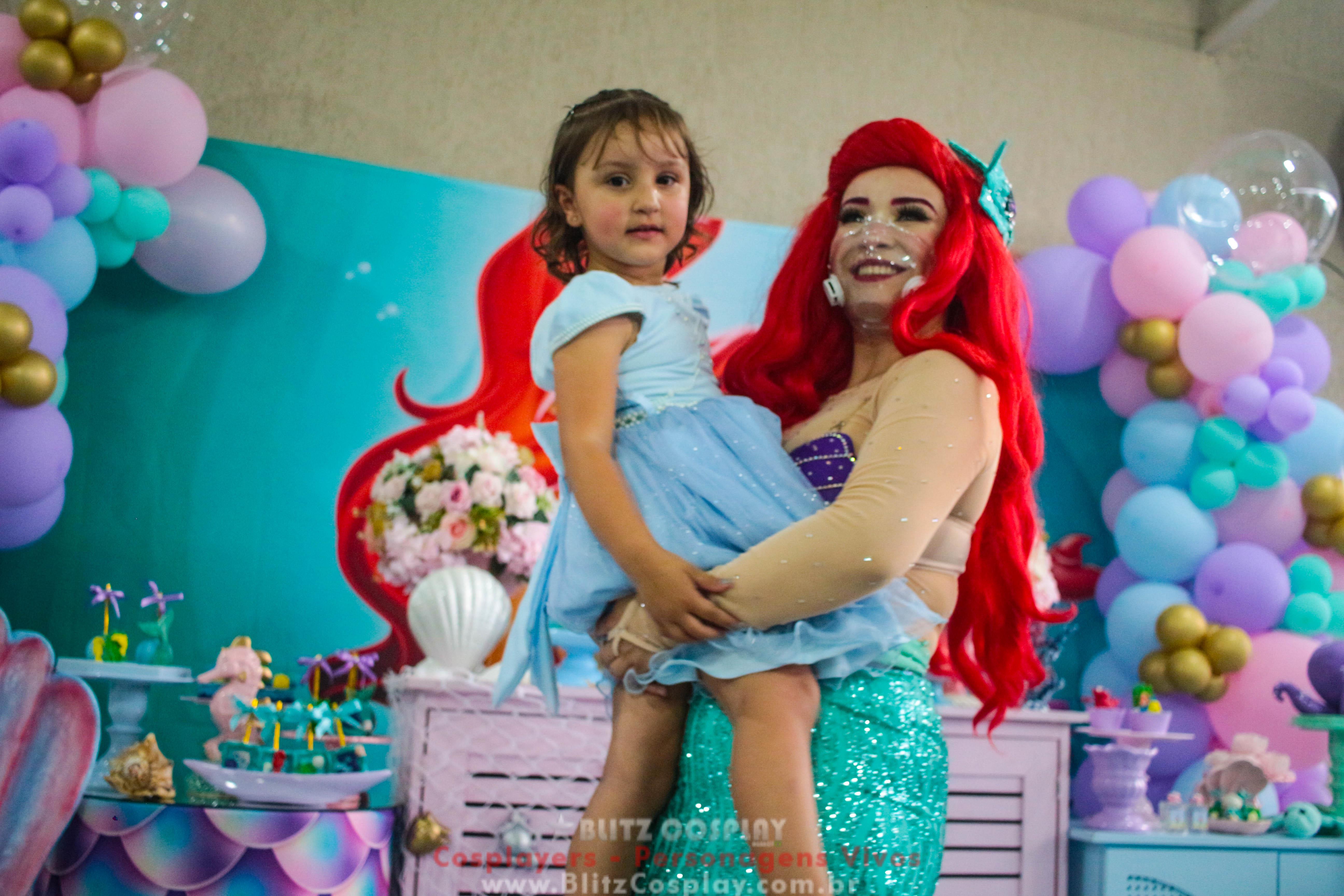 Ariel Personagem Vivo Para Festa e Eventos.
