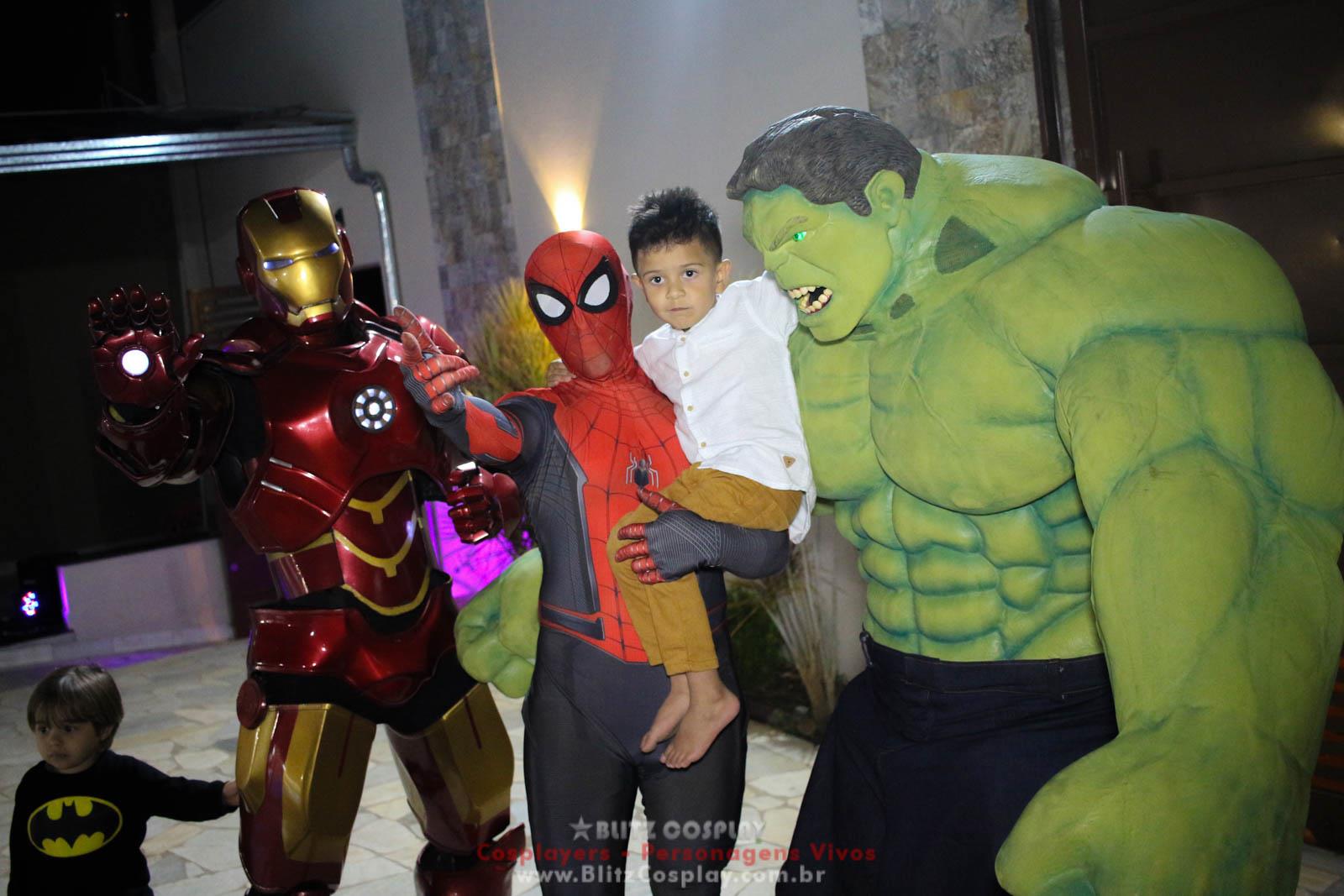 Hulk Personagem Vivo Para Festas e Eventos.