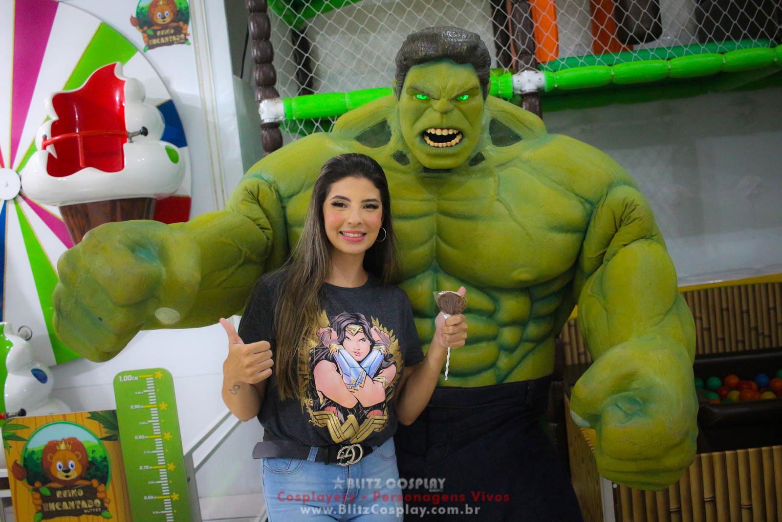 Hulk Personagem Vivo Para Festas e Eventos.