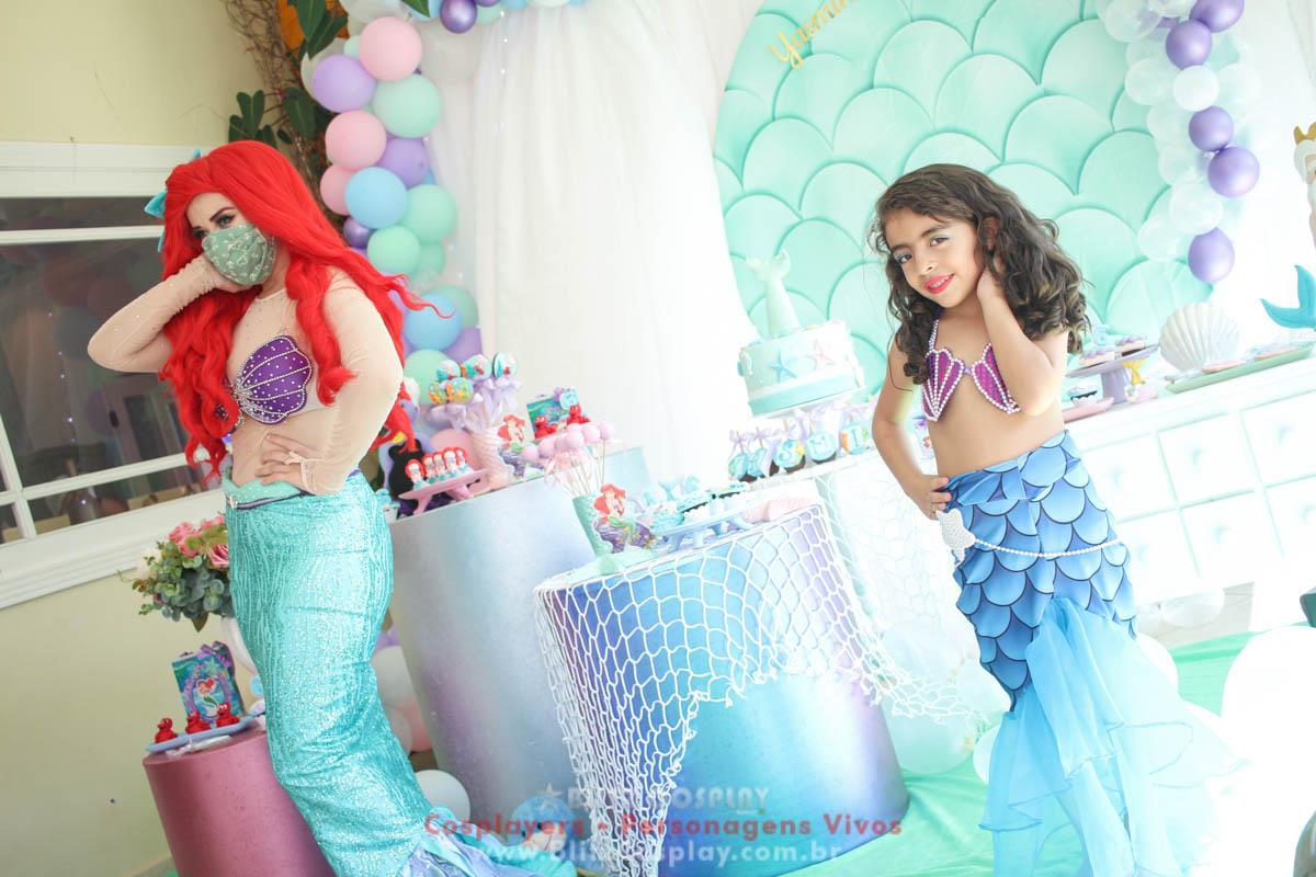 Ariel Personagem Vivo Para Festa e Eventos.