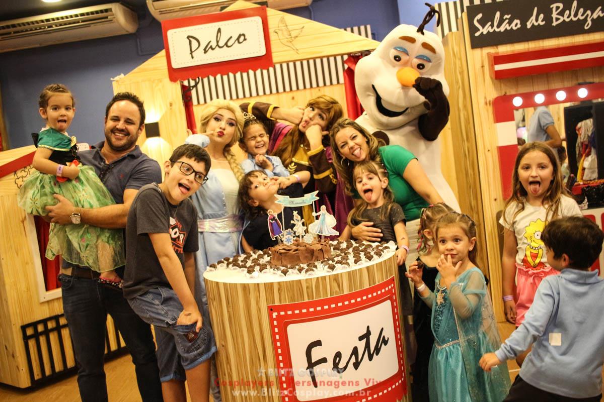 Frozen Personagens Vivos Para Festas.