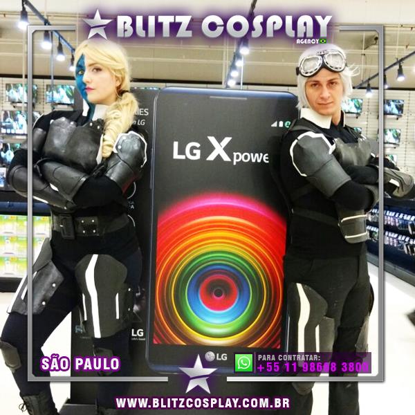X MEN personagens vivos para eventos