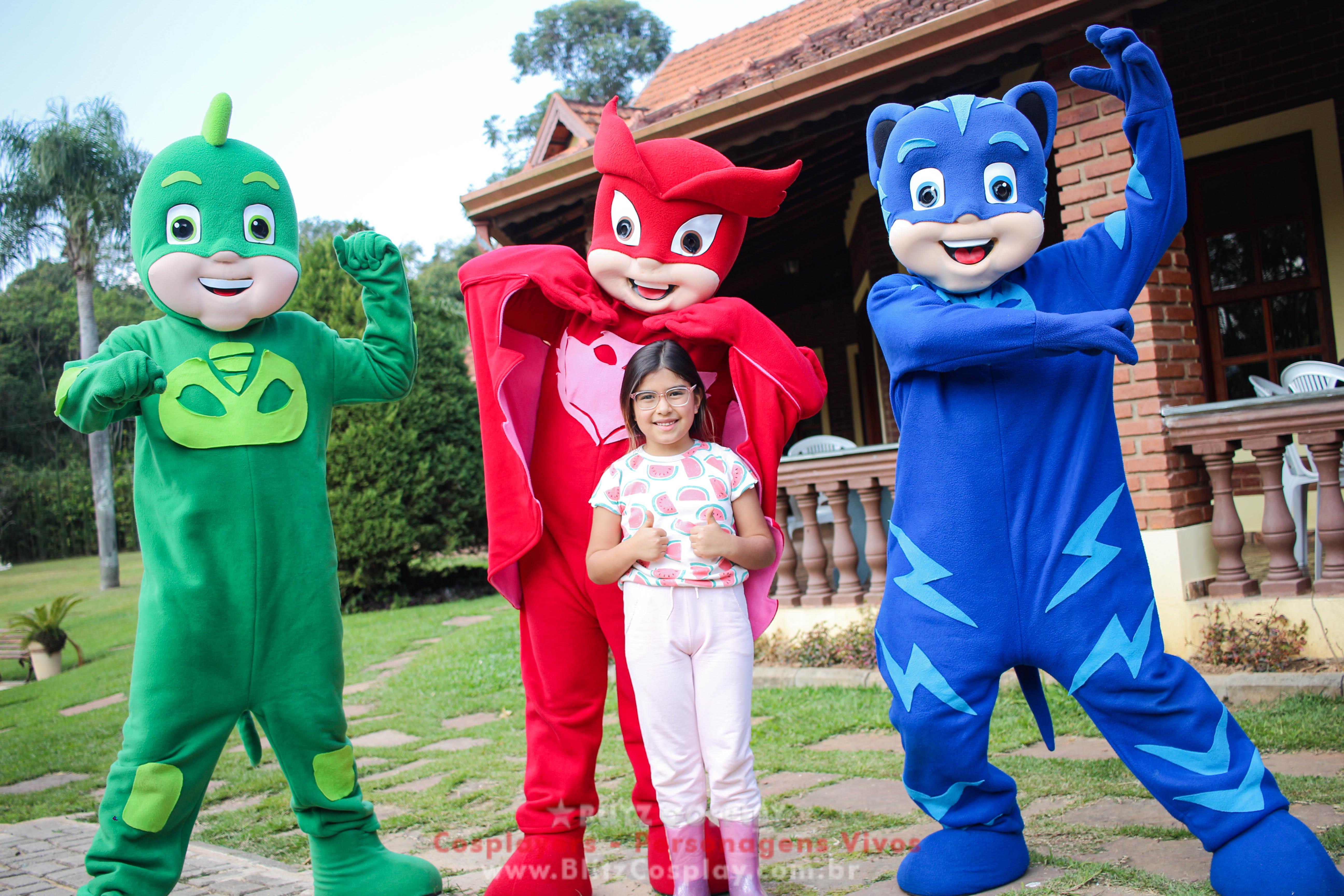 PJ Masks Personagens Vivos Para Festas e Eventos.
