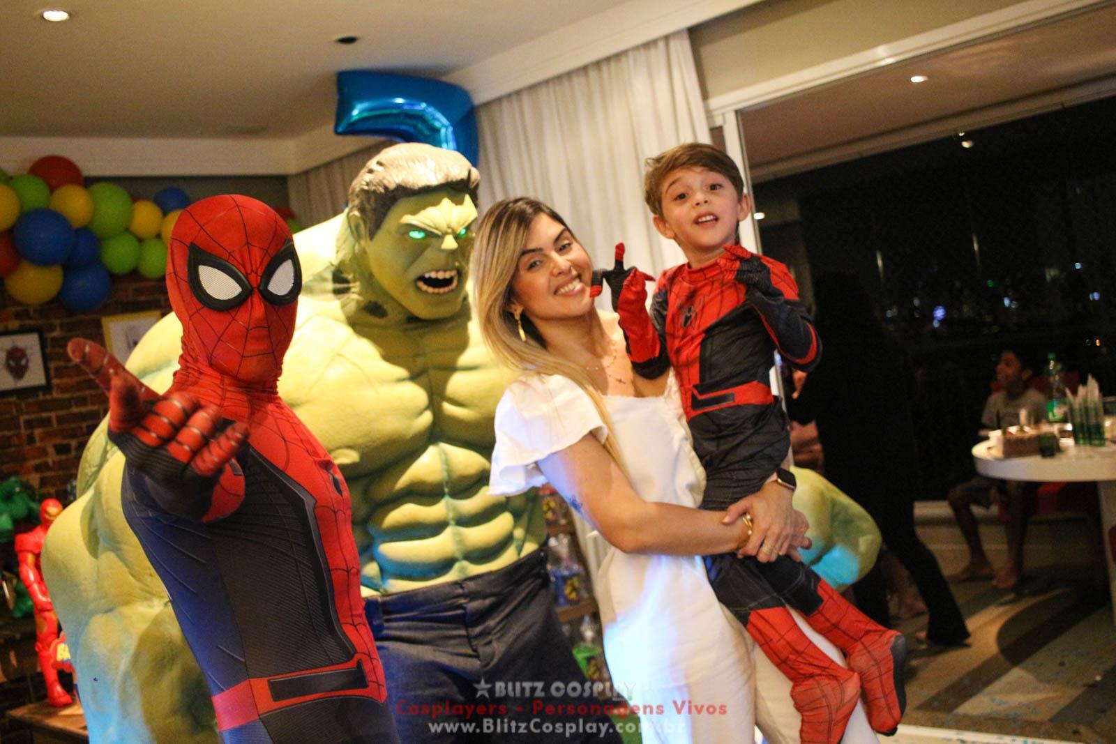 Heróis Personagens Vivos Para Festas e Eventos.