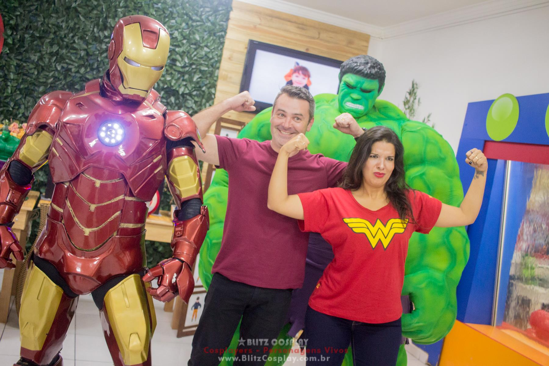 Hulk Personagem vivo para festas e eventos