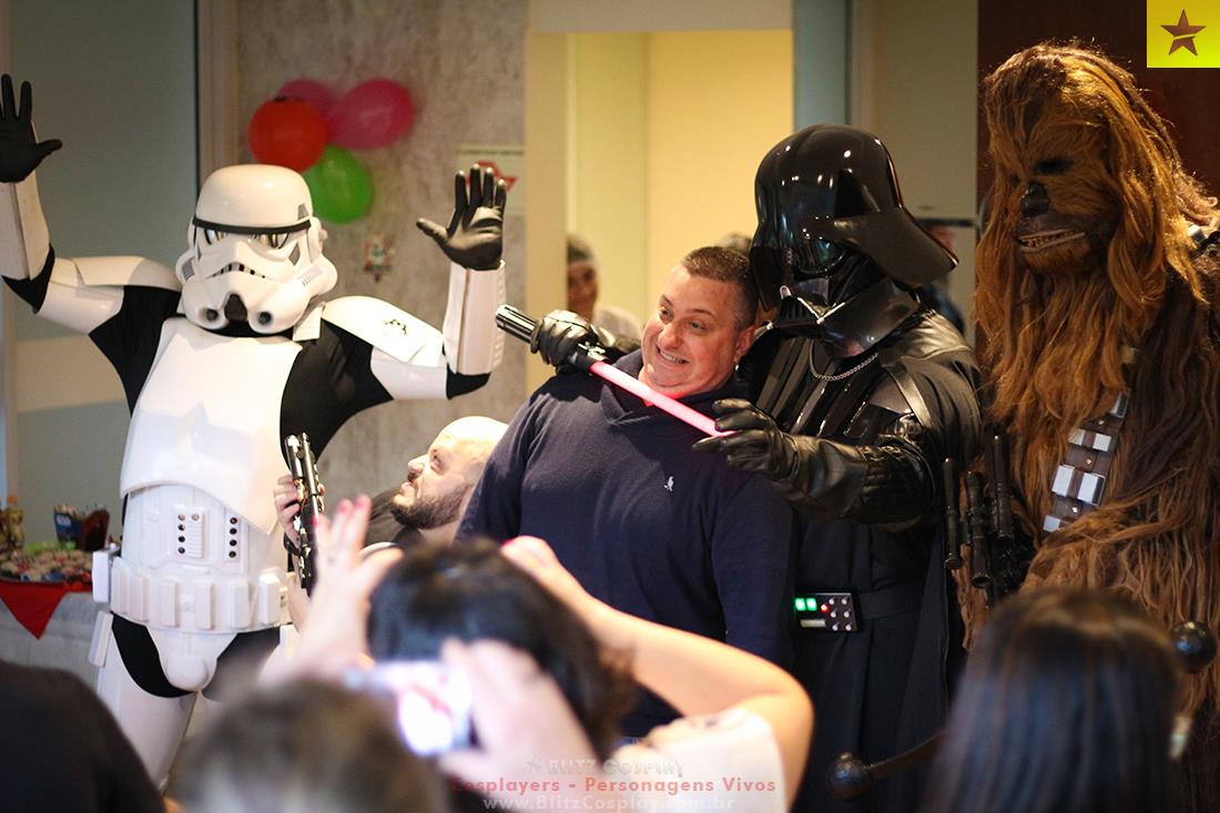 Personagens vivos Star Wars para festas