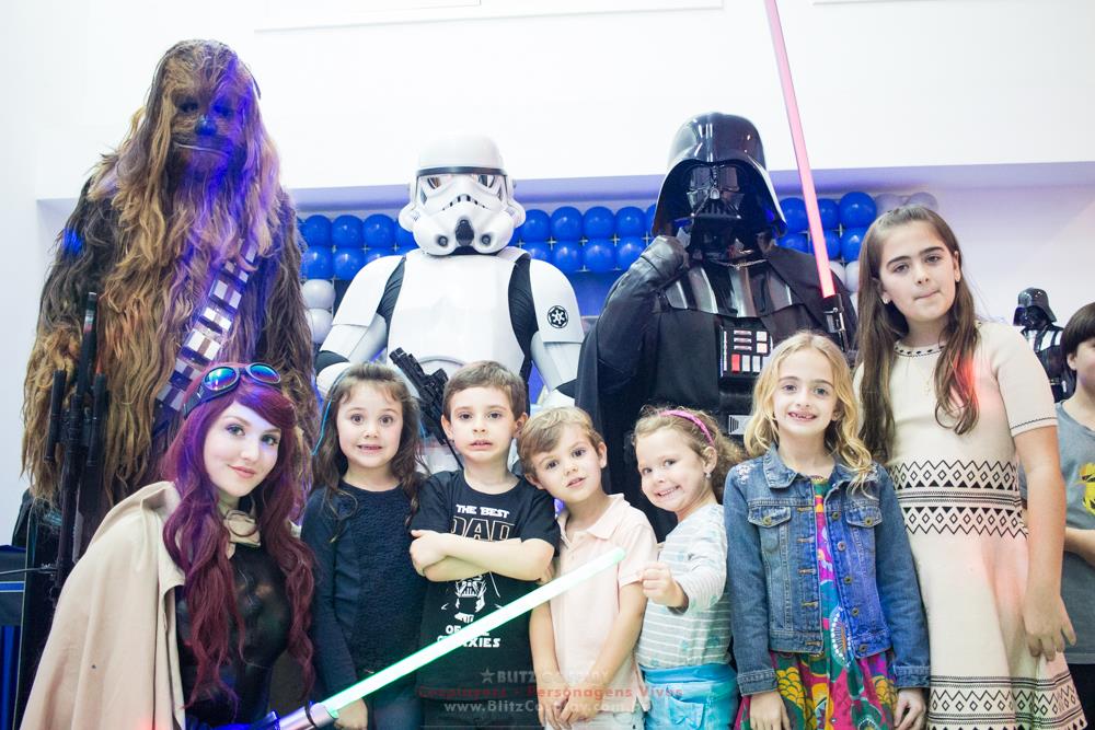 Star Wars Personagens vivos para aniversário