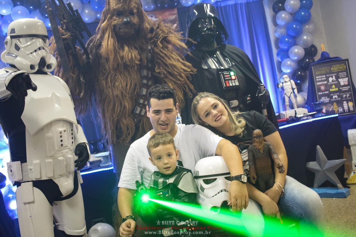 Personagens vivos Star Wars para festas