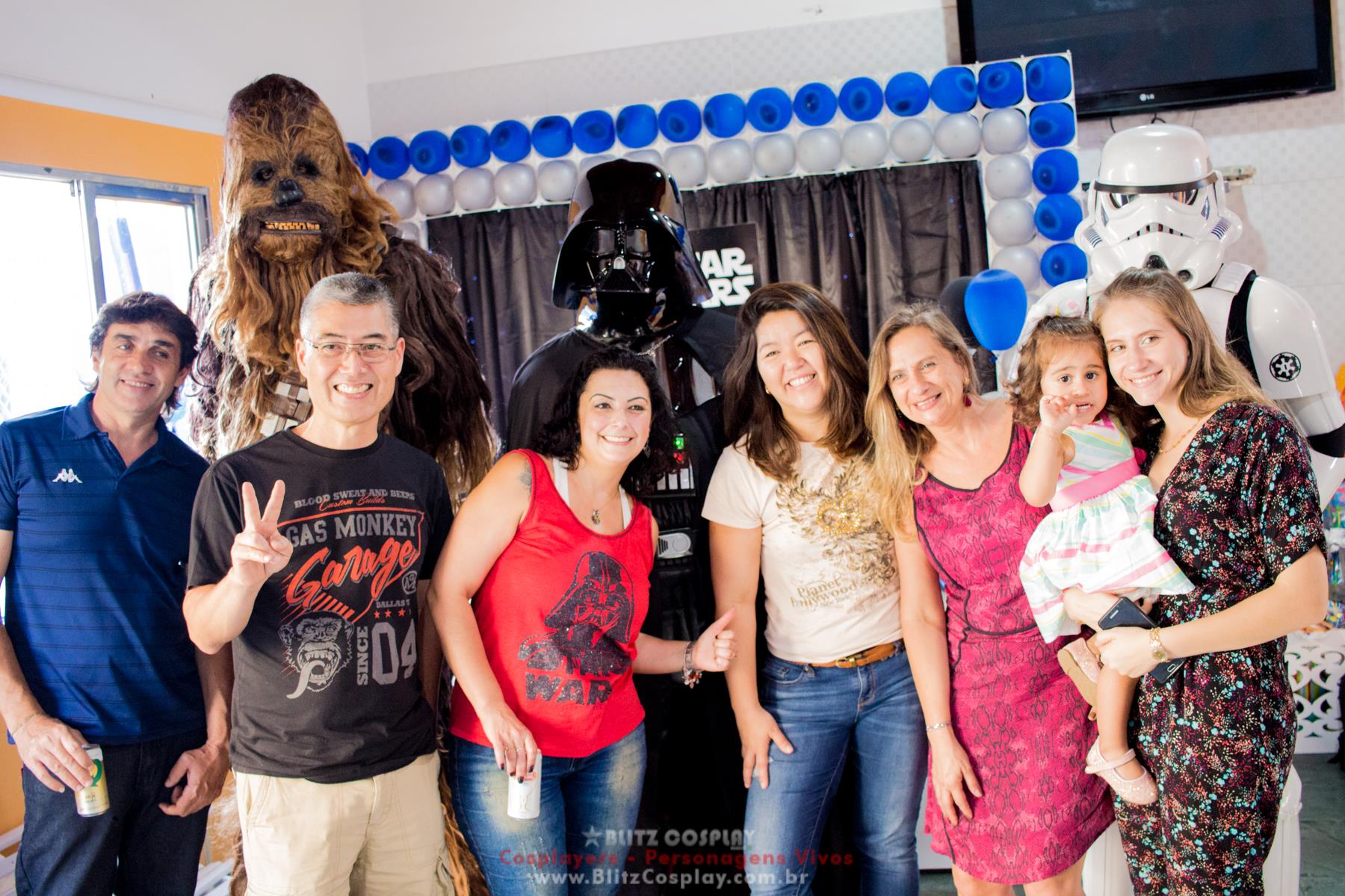 Star Wars Personagens vivos para festa