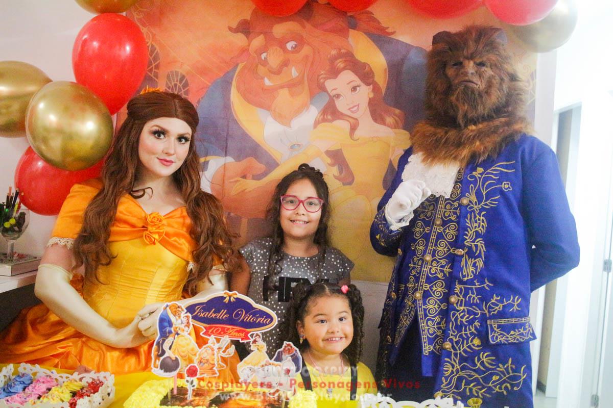 A Bela e a Fera Personagem Vivo Para Festa e Eventos.