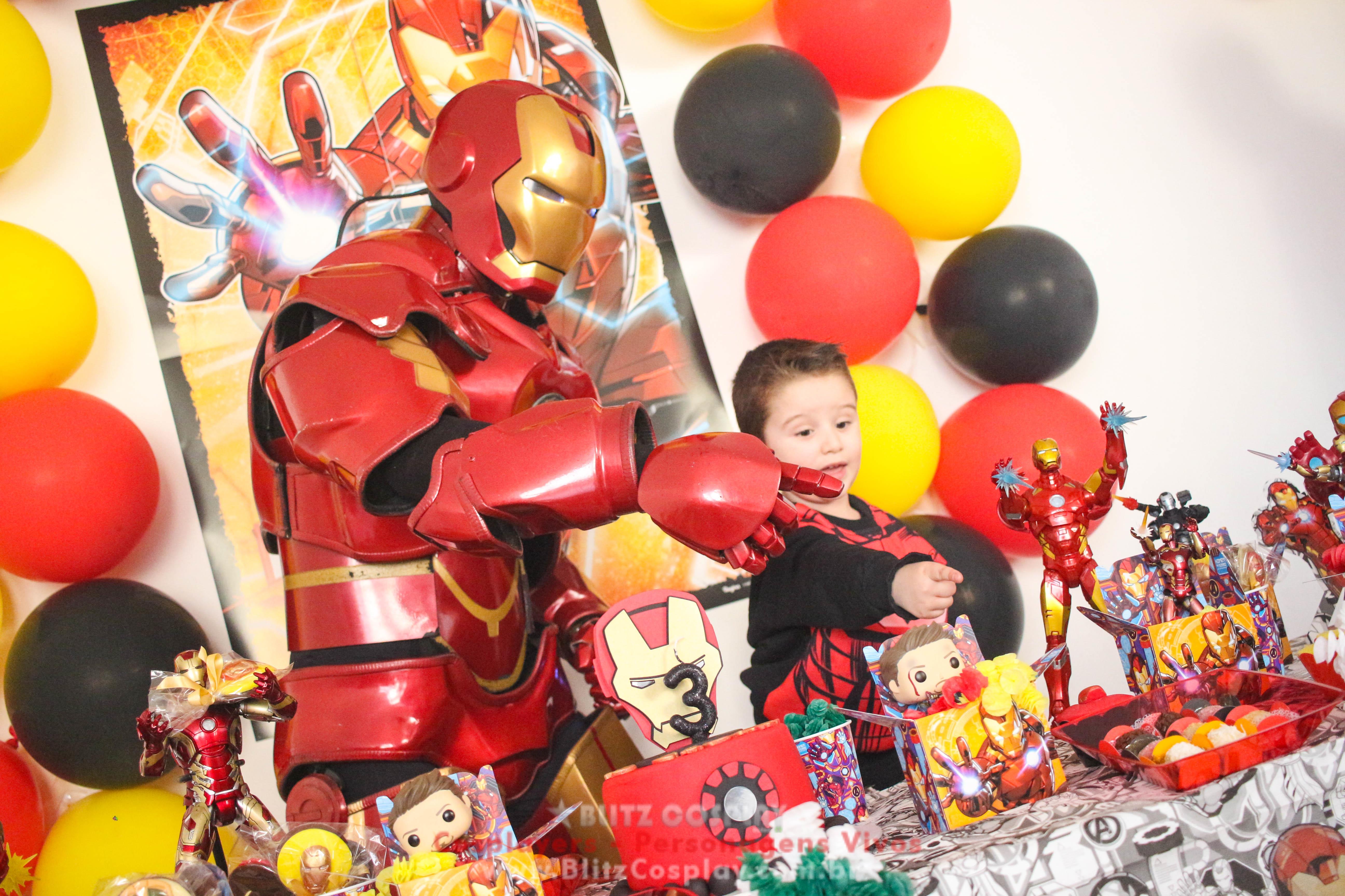 Homem de Ferro Personagem Vivo Para Festas e Eventos.