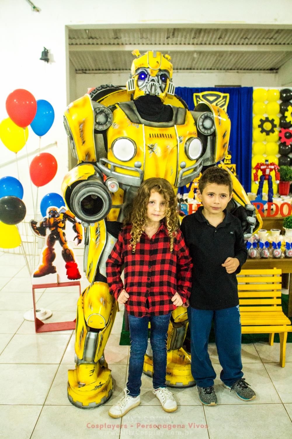 Bumblebee Personagem Vivo Para Festas.